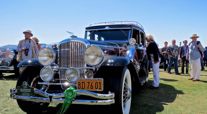 1934 Duesenberg SJ Rollston Limousine at the 2014 Pebble Beach Concours