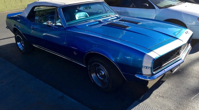 1967 Chevrolet Camaro Convertible spotted in Los Angeles, CA