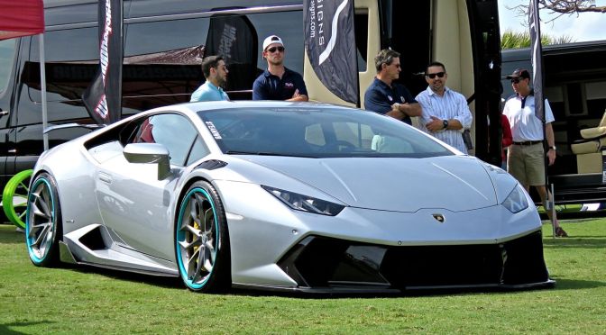 Modified Lamborghini Huracan at Amelia Island