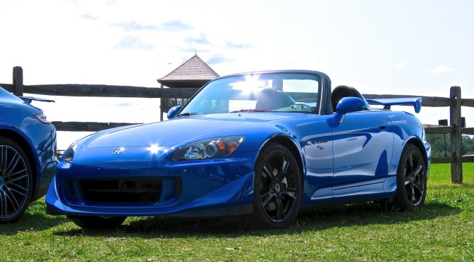 Honda S2000 CR in the parking lot at Radnor Hunt