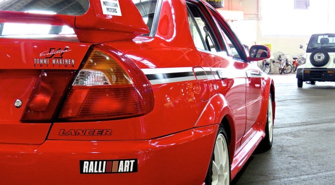 Mitsubishi Lancer Evo VI Tommi Makinen Edition at the Lane Motor Museum