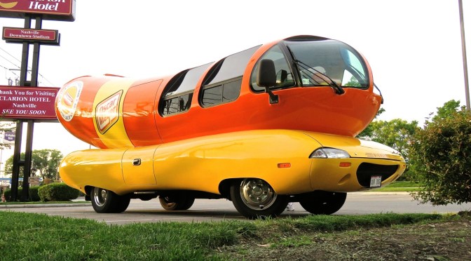 The Oscar Mayer Wienermobile Spotted in Nashville, TN