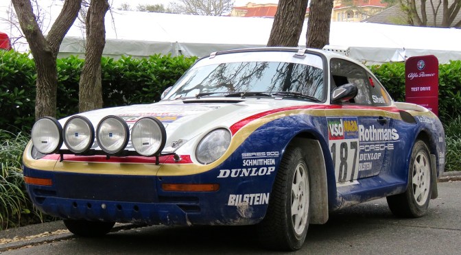 Porsche 959 Rally Car Spotted at Amelia Island
