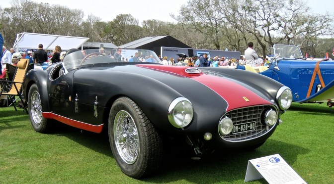 1953 Ferrari 166MM Barchetta by Oblin at Amelia Island