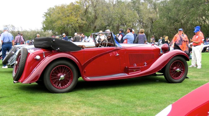 1934 Alfa Romeo 8C 2300 Figoni Cabriolet at Amelia Island