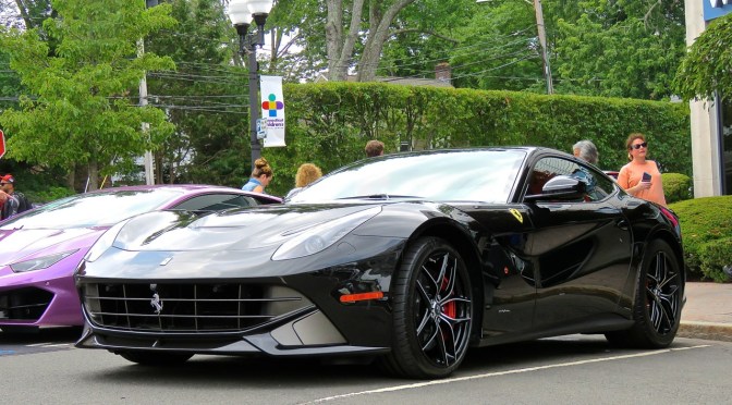 Ferrari F12 with some awesome wheels at Concorso Ferrari