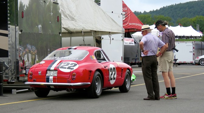Ferrari 250 GT SWB in the Paddock at Lime Rock