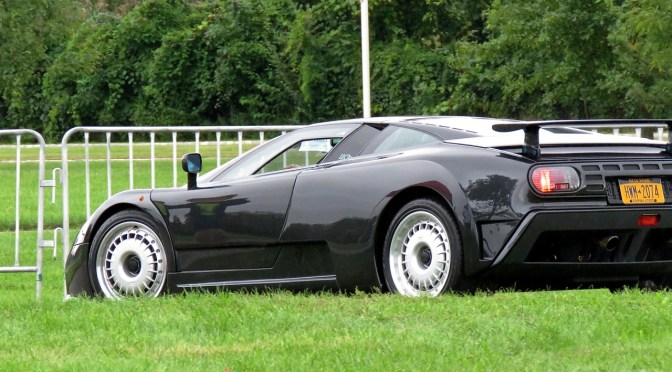 Bugatti EB110 GT at Liberty State Park