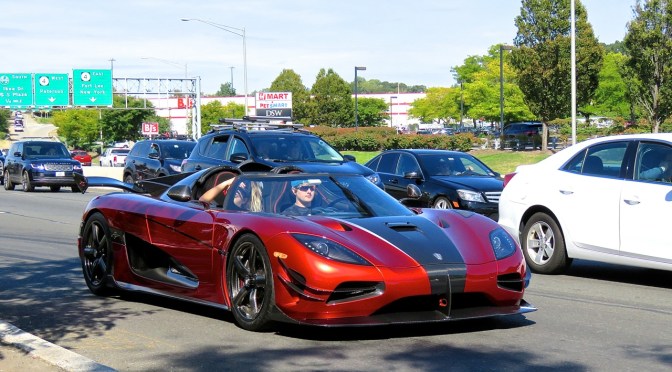 Koenigsegg Agera XS spotted in traffic in Paramus, NJ