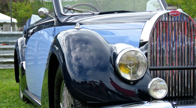 1937 Bugatti Type 57C in Two-Tone Blue at Lime Rock